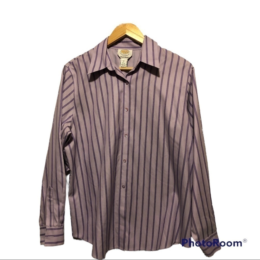 Talbots button up blouse size 10
